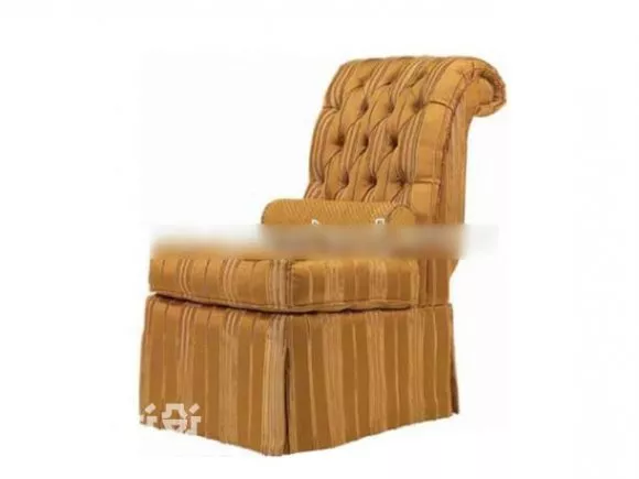 Victorian Single Sofa 3d model Victorian Single Sofa 3d model