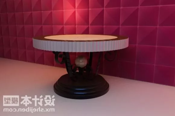 Classic Antique Round Table 3d model Classic Antique Round Table 3d model
