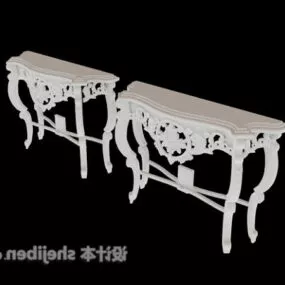 Entrance Hall Cabinet European Style 3d model