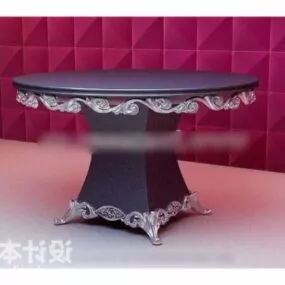 Classic Restaurant Table 3d model