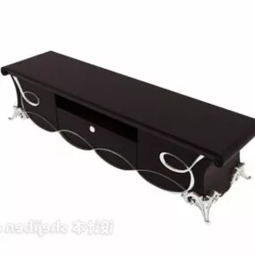 Antique European Tv Cabinet 3d model