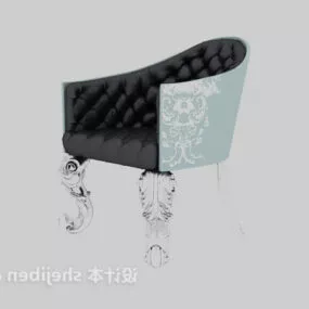 Single Sofa European Style 3d model