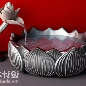 Small Pond Decoration 3d model