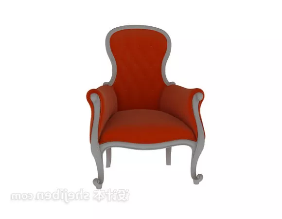Classic Red Sofa 3d model Classic Red Sofa 3d model