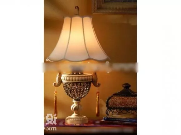 Classic European Table Lamp 3d model Classic European Table Lamp 3d model