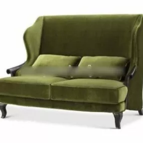 Sofa Bed High Back 3d model