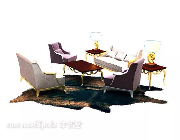 Antique Sofa Collection 3d model Antique Sofa Collection 3d model