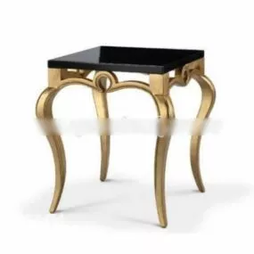 Golden Carving Stool 3d model