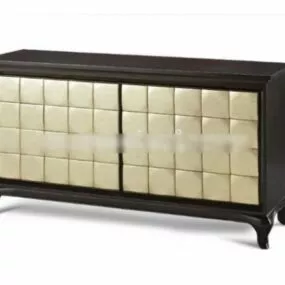 Living Room Showcase Desk 3d model