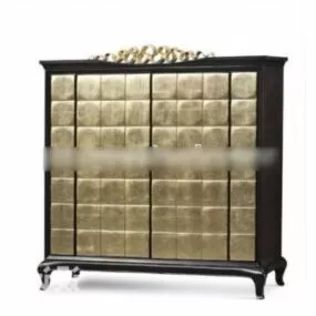 Antique Showcase Desk 3d model