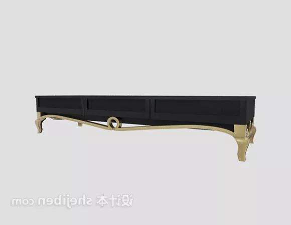 Old Analog Tv 3d model