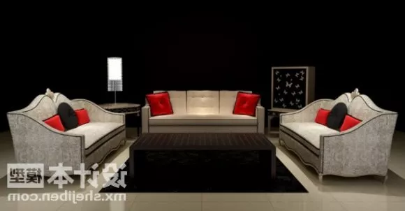 Lowpoly Sofa Chair 3d model Lowpoly Sofa Chair 3d model