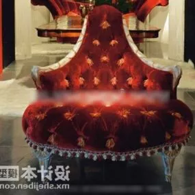 Victorian Chester Sofa 3d model