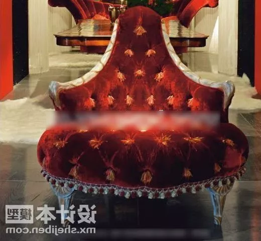 Victorian Chester Sofa 3d model Victorian Chester Sofa 3d model