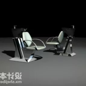 Washing Chair Collection 3d model