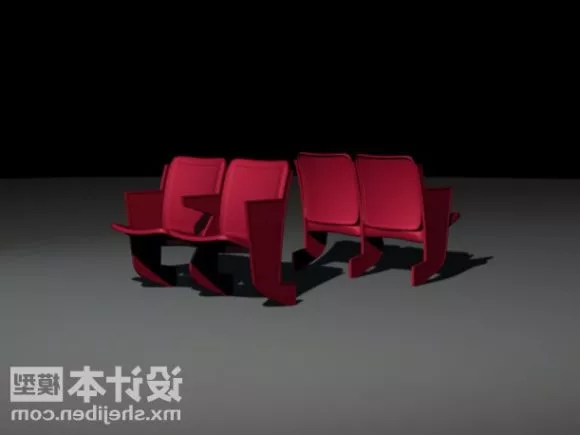Theater Cinema Chair 3d model Theater Cinema Chair 3d model