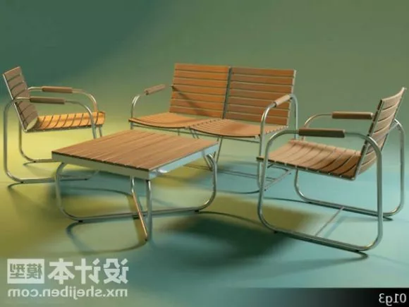 Outdoor Table And Chair 3d model Outdoor Table And Chair 3d model