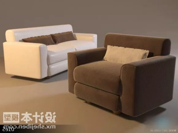 Modern Soft Sofa 3d model Modern Soft Sofa 3d model