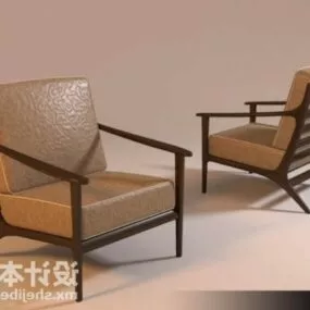 Single Sofa Modern Furniture 3d model