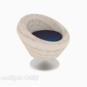 Single Egg Sofa Chair 3d model