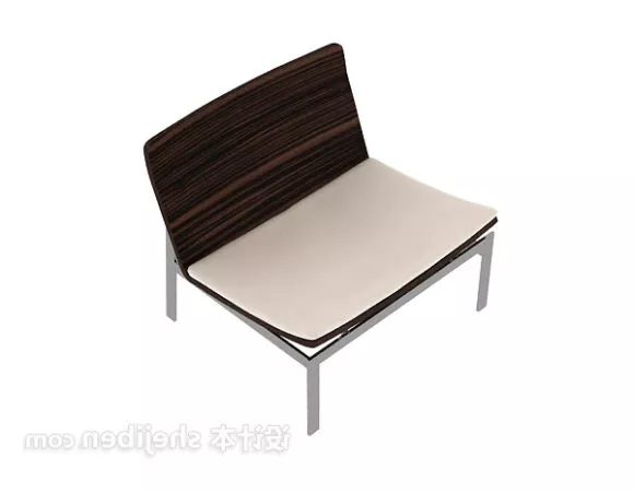 Simple Chair Brown Color 3d model Simple Chair Brown Color 3d model