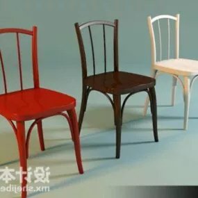 Solid Iron Chair 3d model