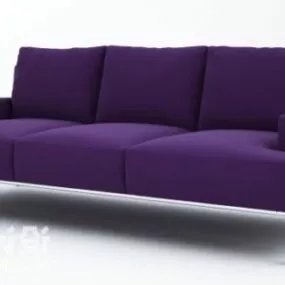 Three Seaters Sofa 3d model