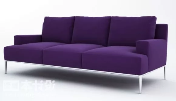 Three Seaters Sofa 3d model Three Seaters Sofa 3d model