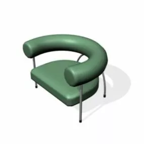 Smooth Edge Armchair 3d model
