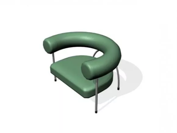 Smooth Edge Armchair 3d model Smooth Edge Armchair 3d model