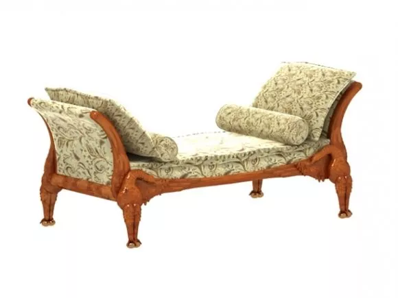 Vintage Lounge Chair 3d model Vintage Lounge Chair 3d model