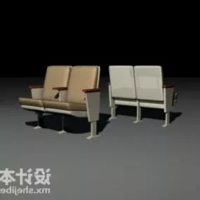 Theater Folding Seat Chair 3d model