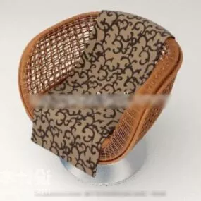 Rattan Egg Chair 3d model