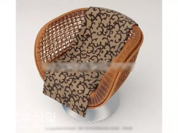 Log Seat 3d model
