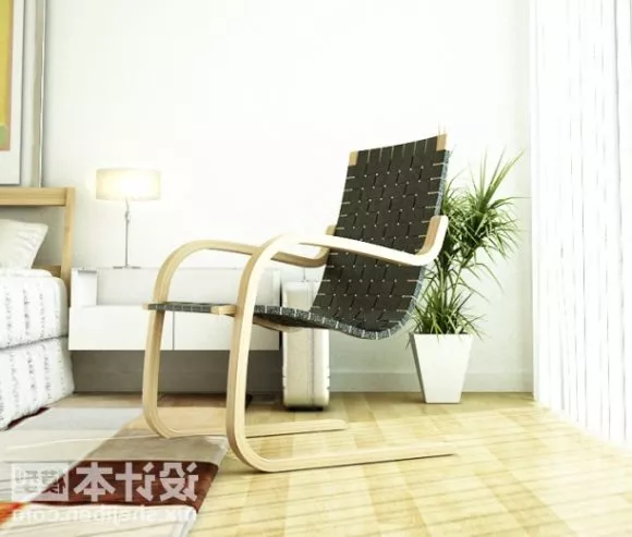 Recliner Chair C Cshaped 3d model Recliner Chair C Cshaped 3d model