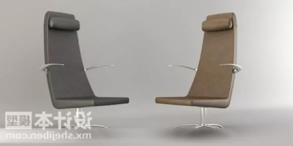 Leather Cube Seat Barry 3d model