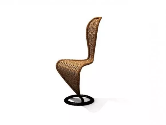S Shaped Chair 3d model S Shaped Chair 3d model