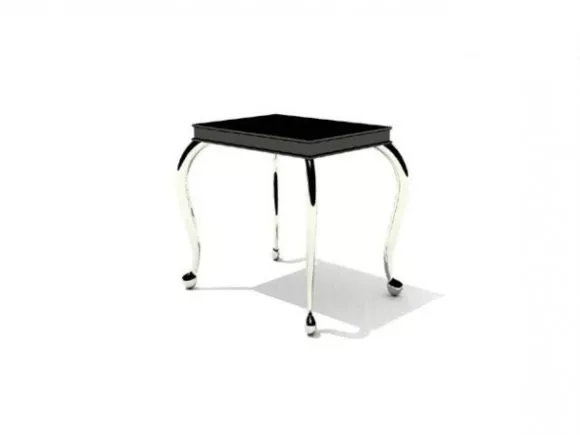 Steel Stool 3d model Steel Stool 3d model