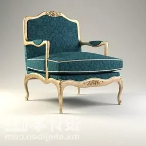 Luxury Classic Armchair 3d model