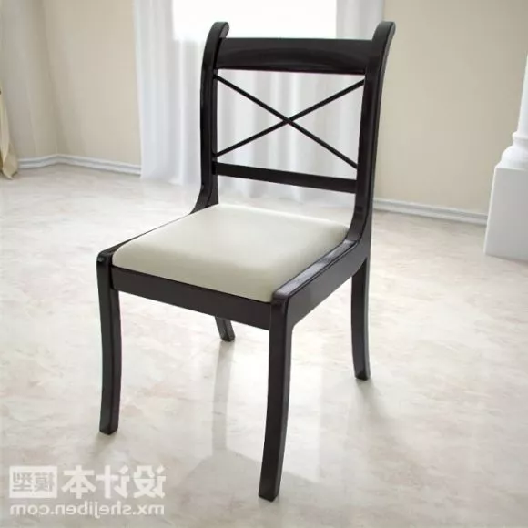 Dinning Chair Country Style 3d model Dinning Chair Country Style 3d model