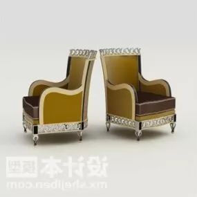 Luxurious Armchair 3d model