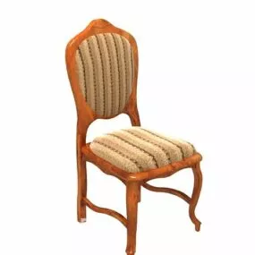 Classic European Dinning Chair 3d model