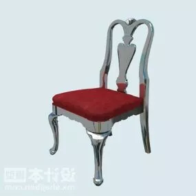 Iron Frame Vintage Chair 3d model