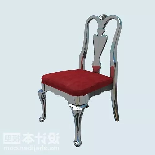 Iron Frame Vintage Chair 3d model Iron Frame Vintage Chair 3d model