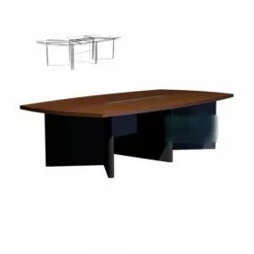 Modern Mdf Conference Table 3d model