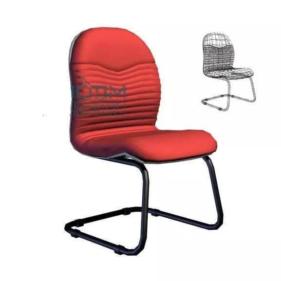 Office Chair Red Color 3d model Office Chair Red Color 3d model