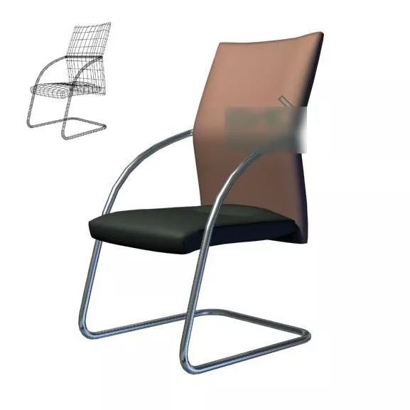 Office Chair C Shaped 3d model Office Chair C Shaped 3d model