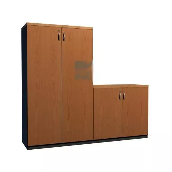 Wooden Office Cabinet Furniture 3d model Wooden Office Cabinet Furniture 3d model
