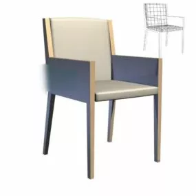 Common Office Chair Cube Style 3d model