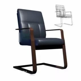 Office Chair C Shaped Leg 3d model